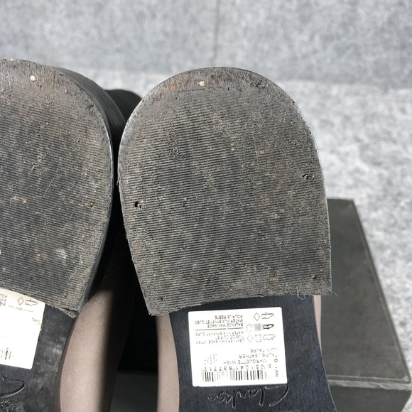 Clarks Boots Womens Size 8 Gray Ankle Leather Chelsea Elastic EU 39‎ 26110786 - Picture 14 of 15